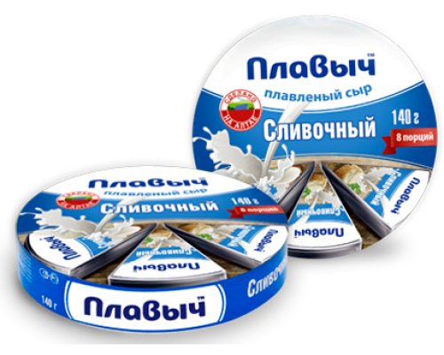 картинка Сыр плавленый в сегментах Сливочный "Плавыч"
